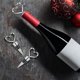 thumbnail image 4 of 3 uds tapón de vino tapones de vino reutilizables forma de corazón tapón de botella de bebida de vino tapa de botella tapa de salida de vino para vino champán, 4 of 5