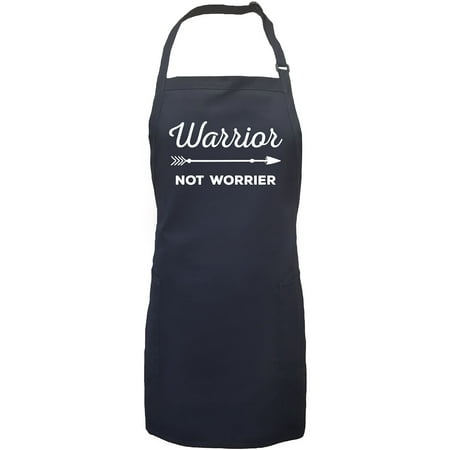 

Warrior Not Worrier Apron with 2 patch pockets