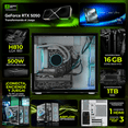 thumbnail image 3 of DXT PC IA Performance NVIDIA GeForce RTX 5050 Intel Core Ultra 5 225F NPU 13 TOPS 16GB DDR5 SSD 1TB Sistema Liquido WIFI Silver Más velocidad para crear, jugar y multitarea, 3 of 6