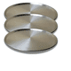thumbnail image 1 of Set 3 Moldes Charolas Para Hornear Pizza De Aluminio 25 Cm Xtellar Plateado, 1 of 3