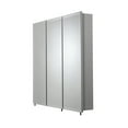 thumbnail image 5 of Croydex Acadia Large White Steel Medicine Cabinet with Three Mirrored Doors (30x30in), 5 of 9