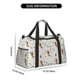 thumbnail image 3 of Disketp German Shepherd Dog Bolsa de Viaje Tipo Duffle, Bolso de Mano para Fin de Semana para Mujer, Bolsa de Gimnasio Ligera para Hombre, Esencial para Viajes, 3 of 7