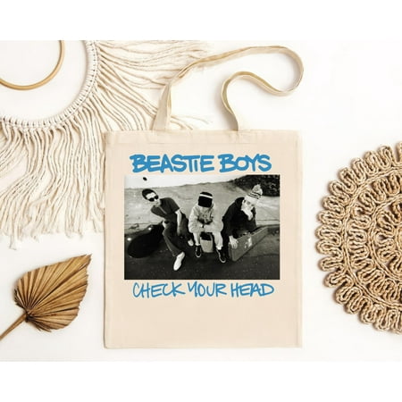 vintage Beastie Boys Men s Check Your Head Slim Fit Tote Bag Black-TH23483