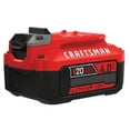 thumbnail image 2 of CRAFTSMAN 20-V 2-Pack Lithium-ion Battery (4 Ah and 6 Ah) and Charger (CMCB2046-CK), 2 of 3