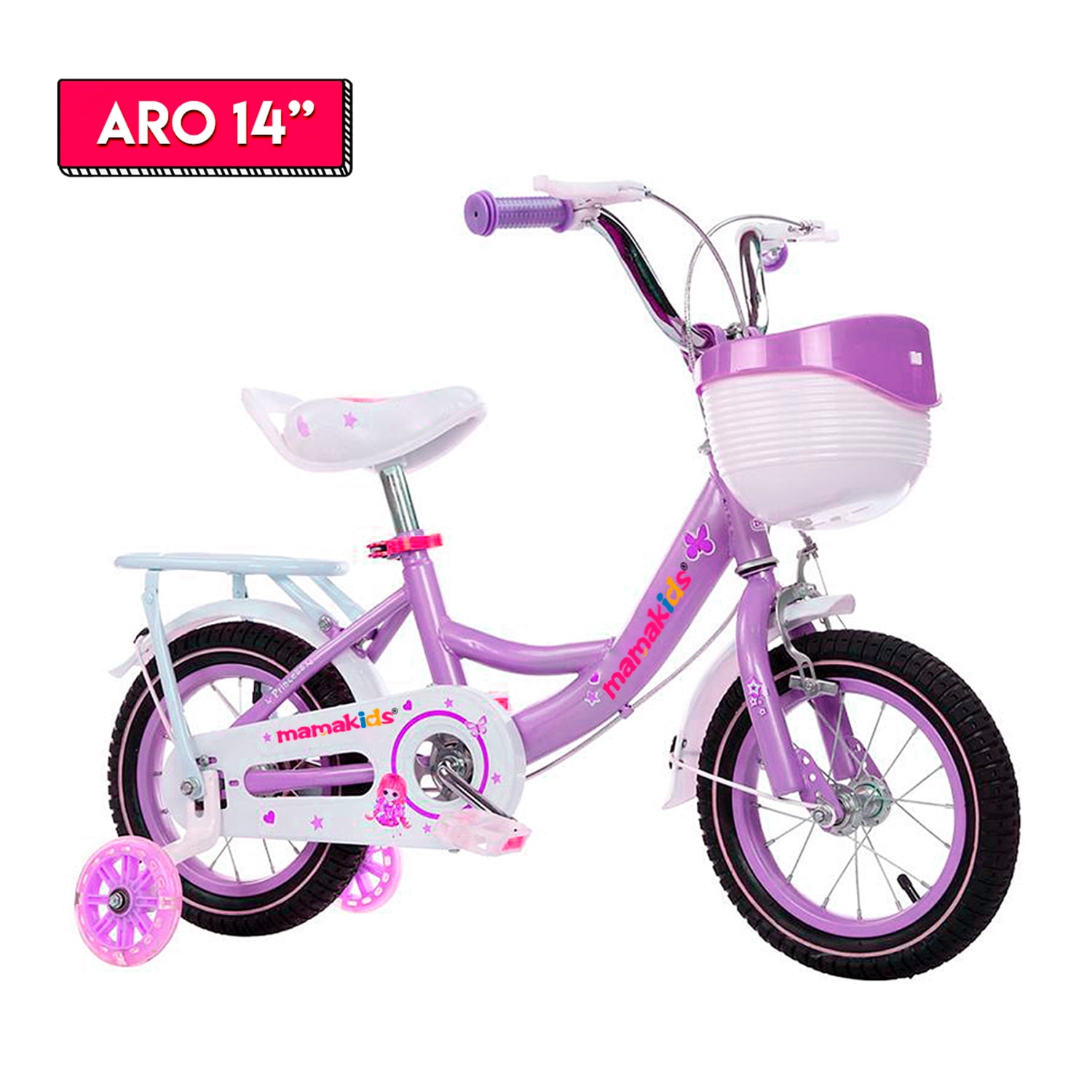Bicicleta Ni a Aro 14 Morado Knasta Chile