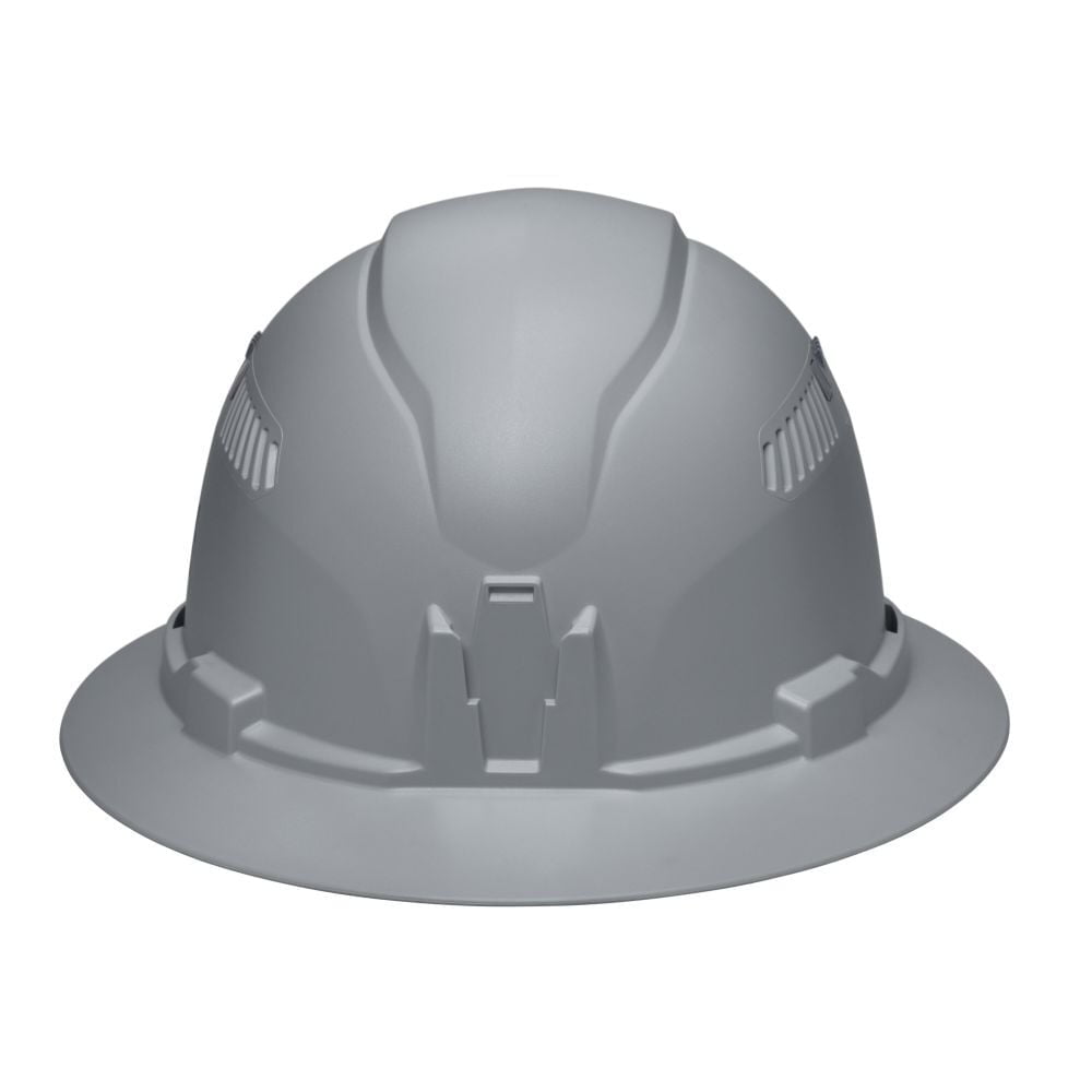 Klein Tools Full Brim Style Vented Hard Hat Gray