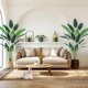thumbnail image 3 of 2 pack 7ft (84in) artificial bird of paradise tree, fake palm tree para indoor y outdoor, moderno decor, perfect housewarming gift con 20 trunks y faux leaves, 3 of 7