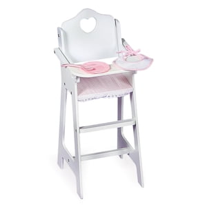 Badger Basket Doll High Chair with Accessories & Personalization