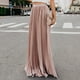 thumbnail image 2 of Falda midi plisada de cintura alta para mujer - Poliéster y spandex, corte en A, para actividades diarias y al aire libre, 2 of 3