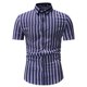 thumbnail image 1 of Camisa de vestir a rayas Lars Amadeus Azul blanco M, 1 of 6