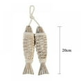 thumbnail image 2 of Sonbest Antique Decorative Fish Skewers Wood Carving Mediterranean Fish Household Retro Decoration, 2 of 5