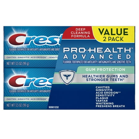 Crest Pro-Health Advanced Gum Protection Toothpaste, 3.5 oz, Pack of (Best Toothpaste To Prevent Cavities)