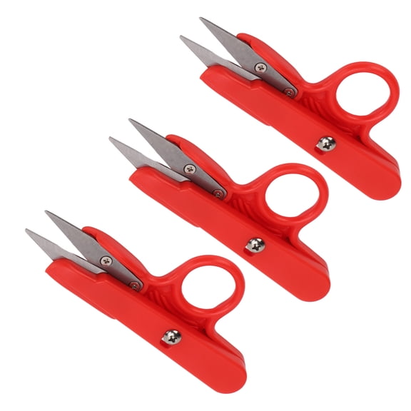 BIMZUC 3Pcs Thread Snips Stainless Steel Easy Cutting Small Fabric Scissors Sewing Supplies (14.00 cm / 5.51 inches)