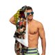 thumbnail image 5 of Peacemaker Toalla de playa de secado rápido con diseño temático, regalo para mujeres y niñas, ideal para cumpleaños, fans, amantes de la música, uso en la playa o al aire libre, 78 × 160 cm, 5 of 6