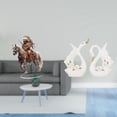 thumbnail image 2 of Centro De Mesa De Cisne Caballero Acrílico, Elegante Escultura De Cerámica Animal, Adorno De Escritorio Impermeable Para Decoración Del Hogar, 2 of 8