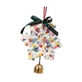 thumbnail image 1 of Adorno colgante navideño BLESIY con campana de metal 16 cm Estilo F, 1 of 8