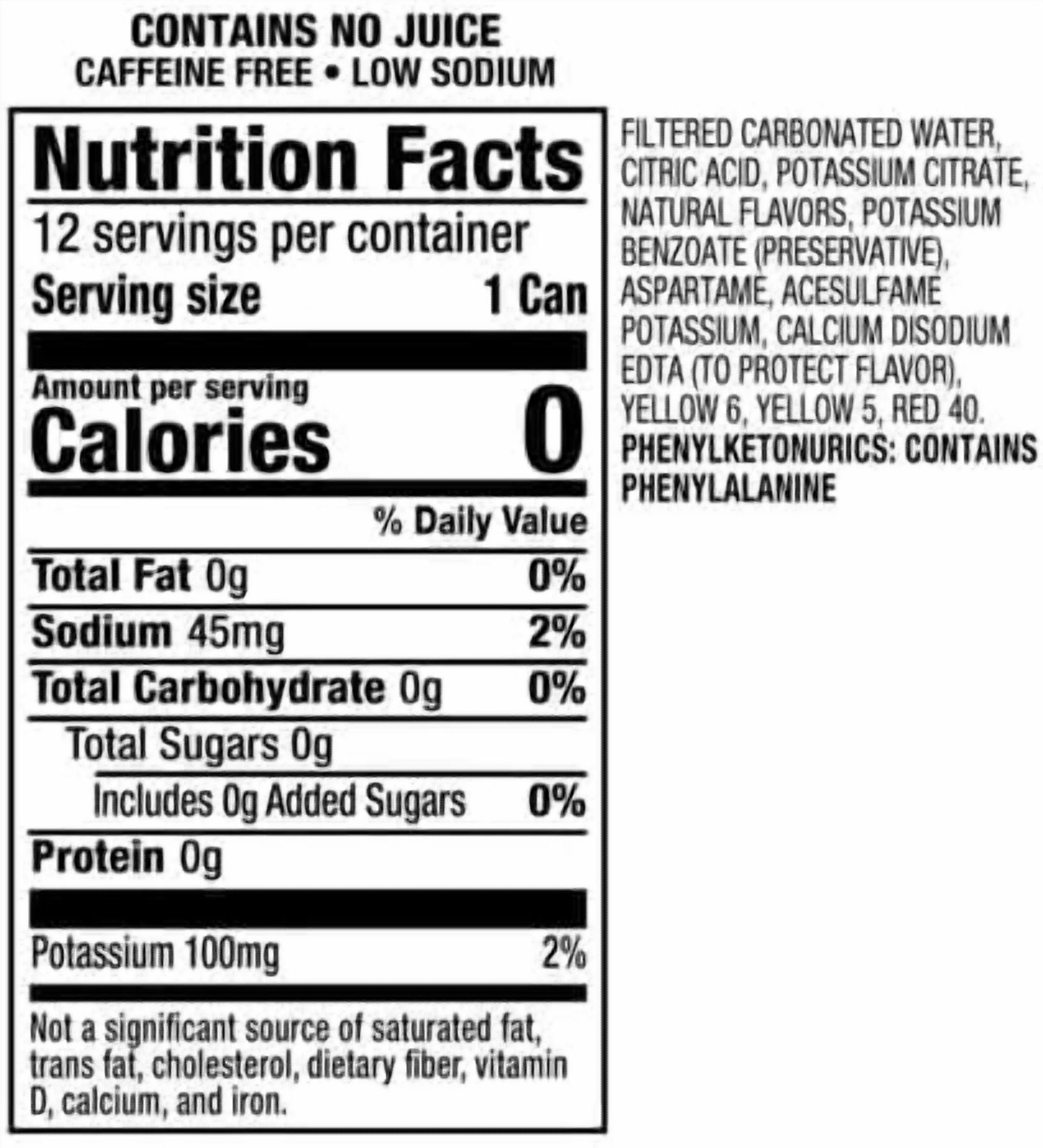 7UP Tropical Zero Sugar Caffeine Free Lemon Lime Mango Peach Soda Pop, 12 fl oz, (Pack of 18)