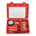 thumbnail image 3 of Petrol Engine Compression Tester Kit For Cars Motorbikes & Mowers W/ 3" Scale Gauge Rubber & Adapters Storage Case, 3 of 7