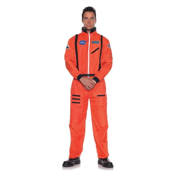 Orange Astronaut Jumpsuit Adult Costume XX-Large