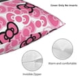 thumbnail image 5 of Hello Kitty Pillow Cover, Square Throw Pillow Cases For Couch Sofa Bed Living Room,Home Decorative, 24"X24", 5 of 9