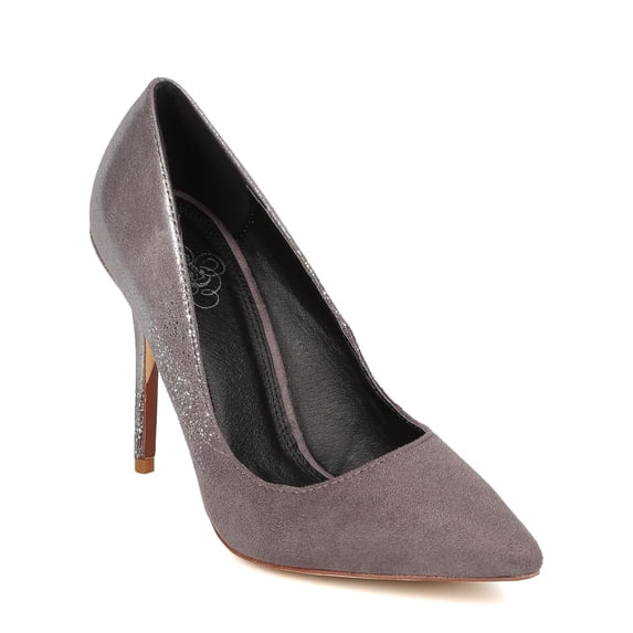 New Women Liliana Medusa Suede Ombre Shimmer Pointy Toe Stiletto Pump