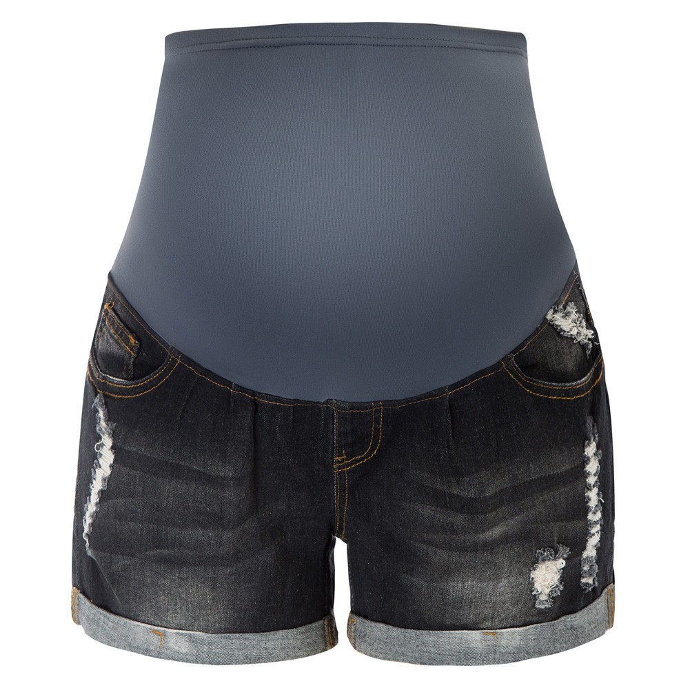 Maacie Women Maternity Ripped Denim 