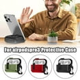 thumbnail image 5 of Case for Airpods Pro 3 (2025 USB-c) Magnetic Flip Cover with Auto- Lock & Phone Stand, Drop-Proof TPUPC Protection Case with-Carabiner, 5 of 8