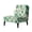 Cactus, variant on HELLHERO Easy Installation Armless Accent Chair Protector for Bedroom, Dustproof Accent Chair Cover, Dense Floral Motif