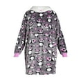 thumbnail image 4 of Holiday Time Women’s Panda Lounger with Hood, Sizes XS-3X, 4 of 4