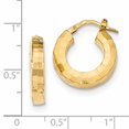 thumbnail image 2 of Boucles d'Oreilles en Or Jaune 14 Carats and Texturées, 2 of 2