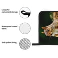 thumbnail image 4 of Pofeuu Squirrels Eating Peanuts On The Tree Print Oven Mitts and Pot Holders 4 pcs Set,High Heat Resistant 500 Degree Extra Thicken Long Kitchen Cotton Oven Glove for Cooking, 4 of 6