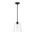 thumbnail image 5 of Trade Winds Lighting 1-Light Pendant Light In Matte Black, 5 of 7