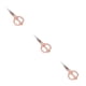 thumbnail image 3 of Riwesomey Tijeras de costura profesionales para sastres y costura Tijeras de bordado de amplia aplicación rose sissor gold Type1 NO1, 3 of 6
