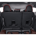 thumbnail image 2 of EKR Custom Fit Sienna Car Seat Covers for Toyota Sienna Limited, Limited Premium 2015 2016 2017 2018 2019 2020-Three Row,Full Set Leather(Black with Red Piping), 2 of 8