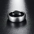 thumbnail image 5 of NUNCAD 7mm Tungsten Rings Domed/Doule Beveled Edges Wedding Band Brushed Finish for Men Women Comfort Fit Size 6-14, 5 of 5