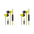thumbnail image 1 of Wisewang Phone Music Wired In-ear Headphone Wire Control Cellphone 3.5mm Plug Earbuds Yellow 2Set, 1 of 6