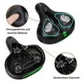 thumbnail image 3 of Reflective Sticker Bike Saddle, High-Density Foam & Springs for Comfort, Breathable Design for Men Women, Universal Fit, Best Size for Easy Installation on Road, Mountain, Racing Bikes, 3 of 6