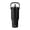Black, variant on Ello Oasis Go 24oz Stainless Steel Tumbler with Top Handle and Retracting Straw, Black Zebra