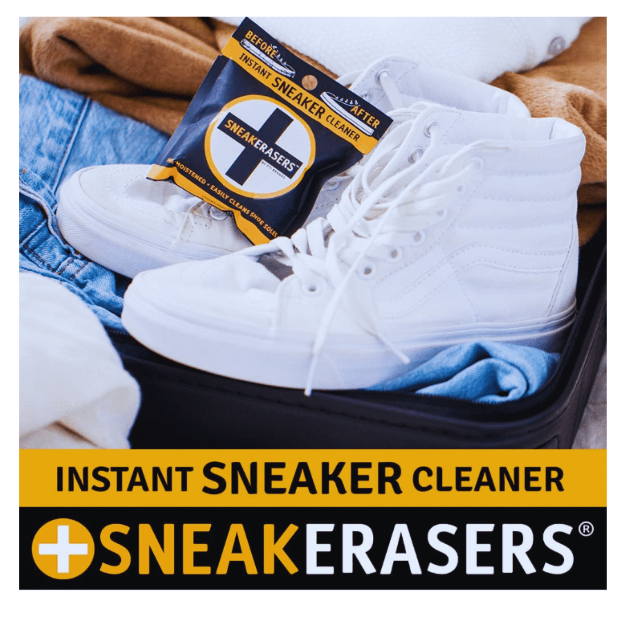 FSSTAM Sneakers Shoes Cleaning Sponge Eraser, Reusable Pad, White Shoe Foam  Cleaner Kit, Easily Cleans White Soles, 2 Packs(with Exclusive FSSTAM  Booskie) 