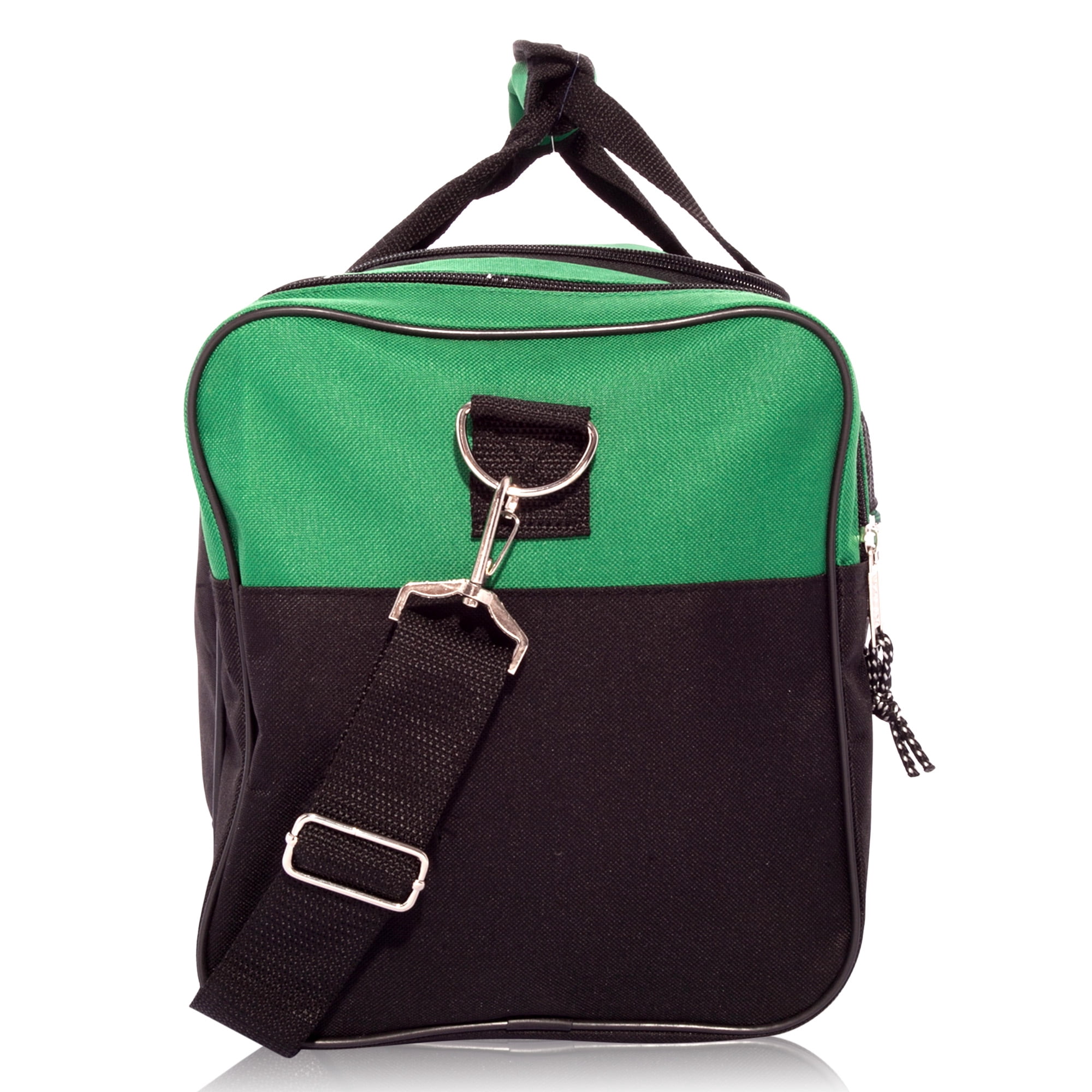 DALIX 17" Blank Duffel Bag Duffle Travel Size Sports Durable Gym Bag in Dark Green