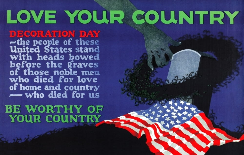 Love Your Country Poster Print by Unknown (24 x 36)