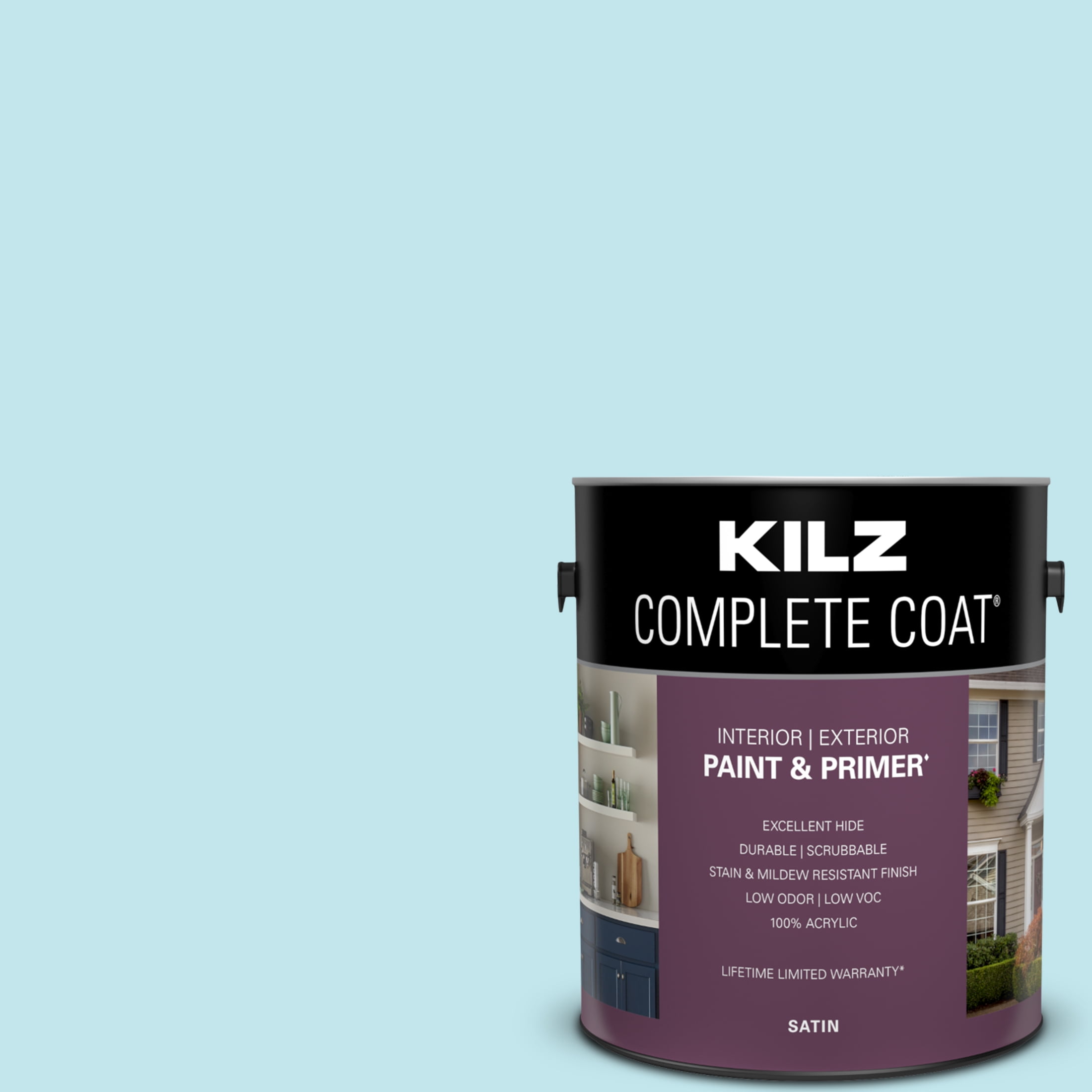 Peaceful Bedtime, KILZ Complete Coat Interior/Exterior Paint & Primer in One, #RE220-01