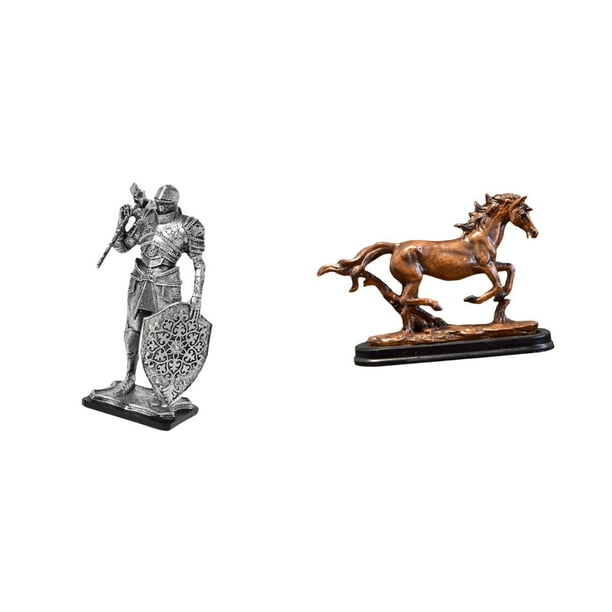 Estatua De Caballo De Caballero De Resina Nórdica, Escultura De Arte Abstracto, Adorno Coleccionable Para Escritorio, Armario, Mesa De Oficina, Centro De Mesa, Entrada, Estantería, Sala De