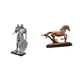 thumbnail image 1 of Estatua De Caballo De Caballero De Resina Nórdica, Escultura De Arte Abstracto, Adorno Coleccionable Para Escritorio, Armario, Mesa De Oficina, Centro De Mesa, Entrada, Estantería, Sala De, 1 of 8