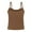 Z7314-Coffee, variant on GPOECD Women Solid Color U Neck Thin Strap Stretchy Slim Fit Tank Top Casual Sleeveless Shirt for Outfits Z7313-RD1,XXL