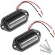 thumbnail image 1 of Paquete de 2 luces LED impermeables para matrícula de 6 SMD para camión, furgoneta, remolque, caravana, 12V/24V, 1 of 5
