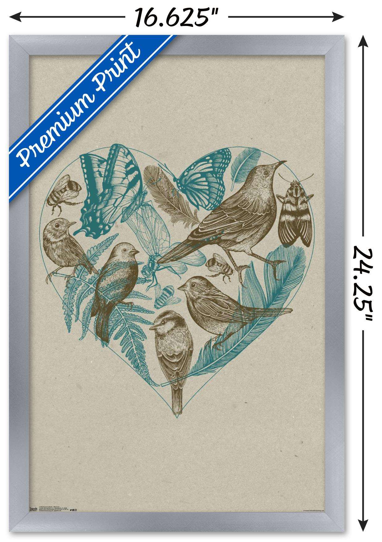 Rachel Caldwell - Wild Heart Wall Poster, 14.725" x 22.375", Framed
