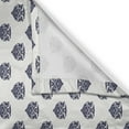 thumbnail image 3 of Ambesonne Victorian Kitchen Curtains, Monochrome Vintage, 55"x39", Dark Indigo White, 3 of 3