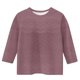 thumbnail image 5 of Blusa de poliéster para mujer, cuello redondo, manga 3/4, color liso, a la moda para niños, 5 of 5