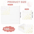thumbnail image 3 of Uxcell 100Pack Five Star Cocktail Paper Napkins for Parties and Events[White], 3 of 6